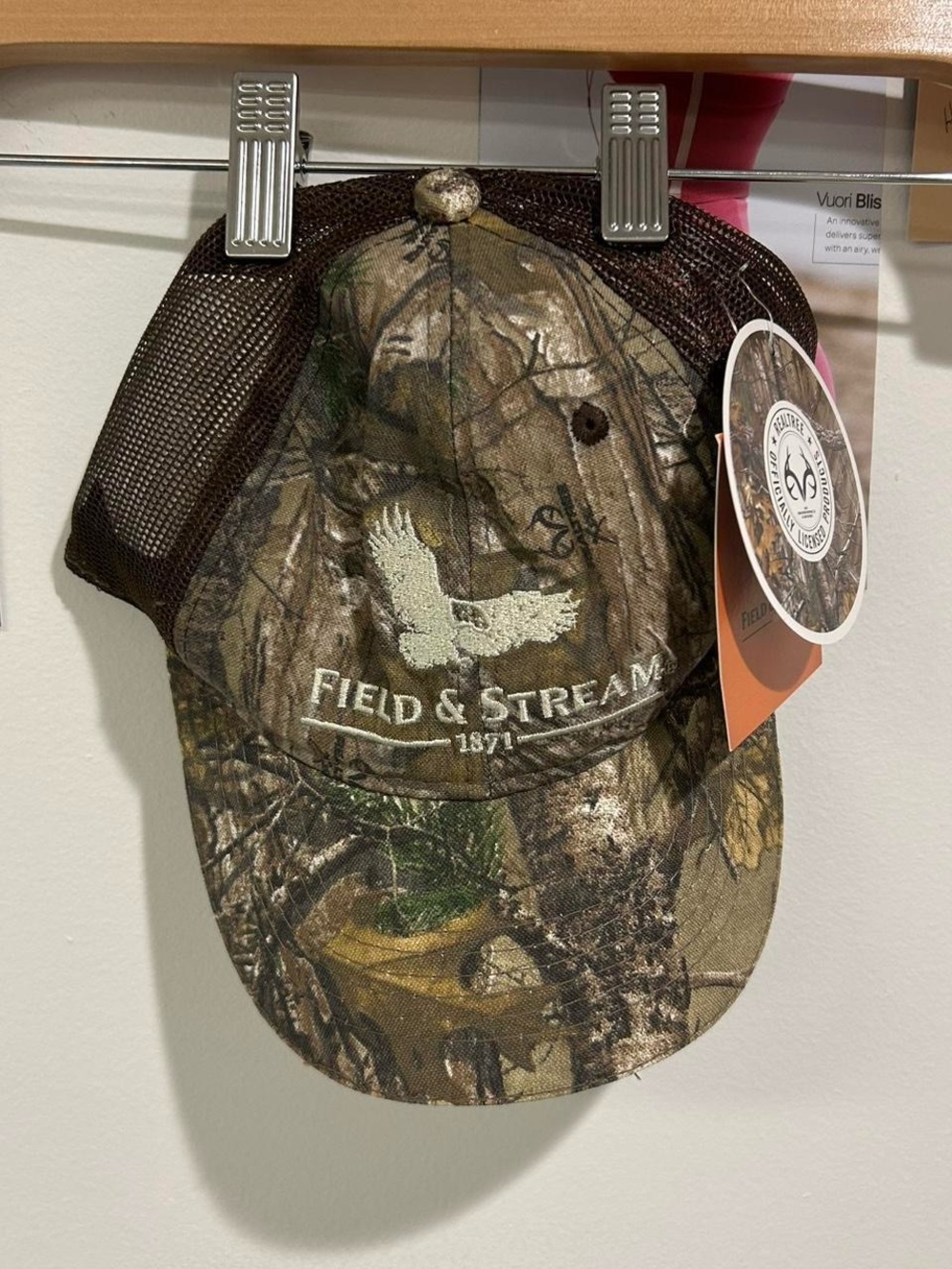 Field & Stream Camouflage Trucker Hat - Brown/Green